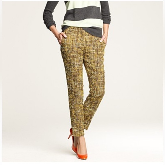 J. Crew Cafe Capri Pant In Technicolor Tweed - Picture 2 of 14
